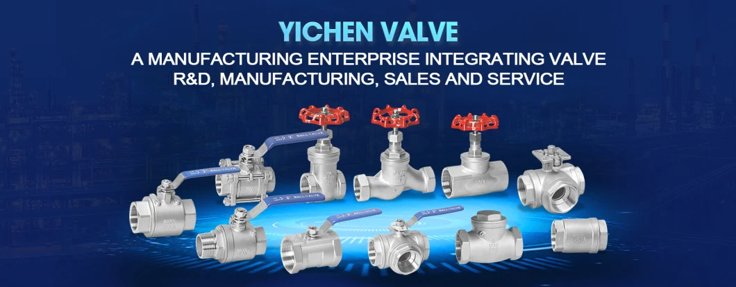 Stainless M Threaded/Screwed Lockable Investment Casting Ball Valve Steel Full Bore Water/Industrial Ball Valve