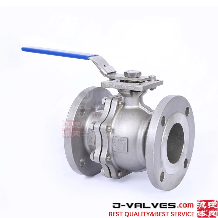 ASME B16.34/API608/API6d/JIS/DIN/GB 2 Piece Flanged Ball Valve Carbon Steel&Stainless Steel Ball Valve Ss Ball Valve Full Bore Trunnion&Floating Ball Valve