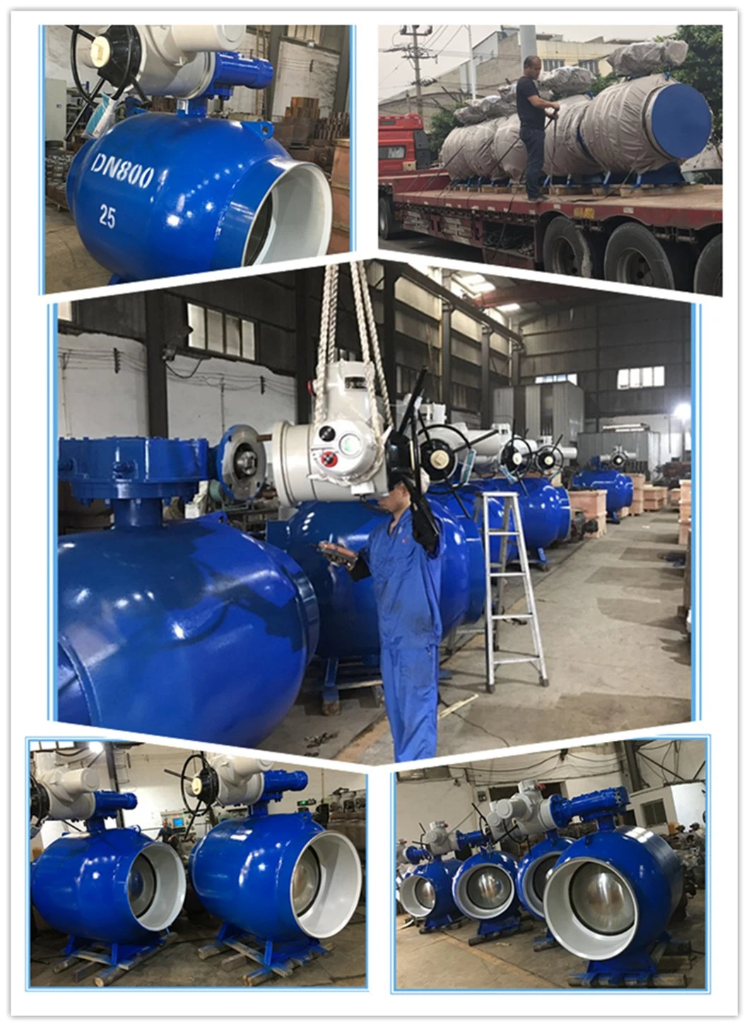 API 6D High Pressure Trunnion Mounted Full Welded Ball Valve Pn100