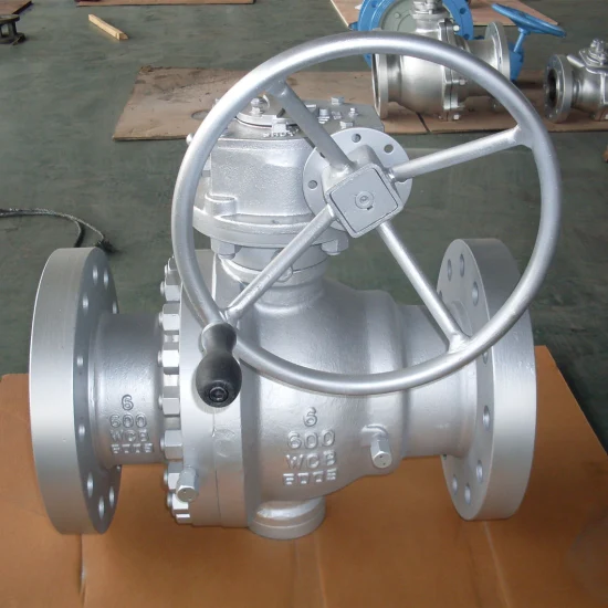 API 6D API608 Wcb CF8 CF8m A105 Flanged Trunnion Mounted Ball Valve