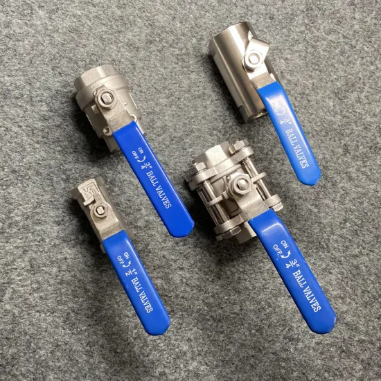 3-PCS Screwed Ball Valve (CE APPROVED)