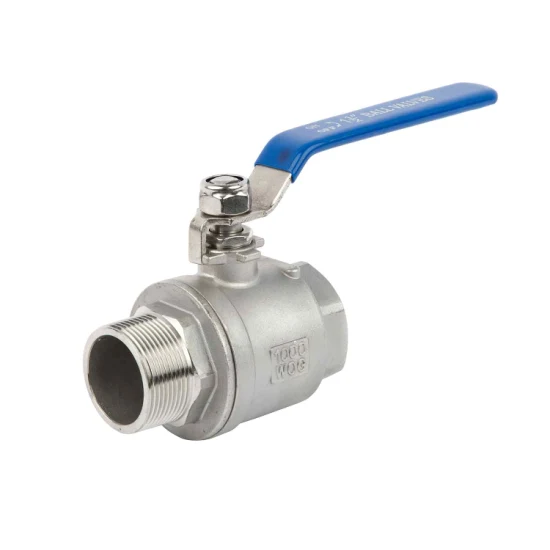 Stainless M Threaded/Screwed Lockable Investment Casting Ball Valve Steel Full Bore Water/Industrial Ball Valve